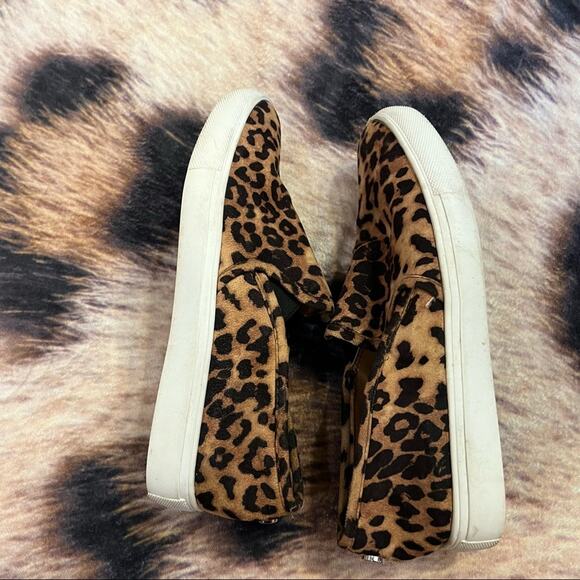 Steve Madden Safary Leopard Print Slip On Sneaker Size 8.5 - Picture 6 of 9